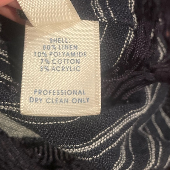 Rebecca Minkoff Grey and Black Fringe Tank Top Size Large - Picture 5 of 8